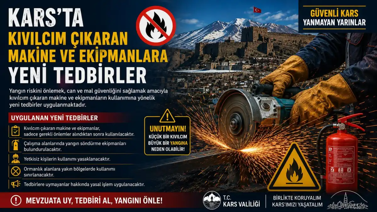 Kars Valiliği’nden kırsal yangınlara karşı genel emir
