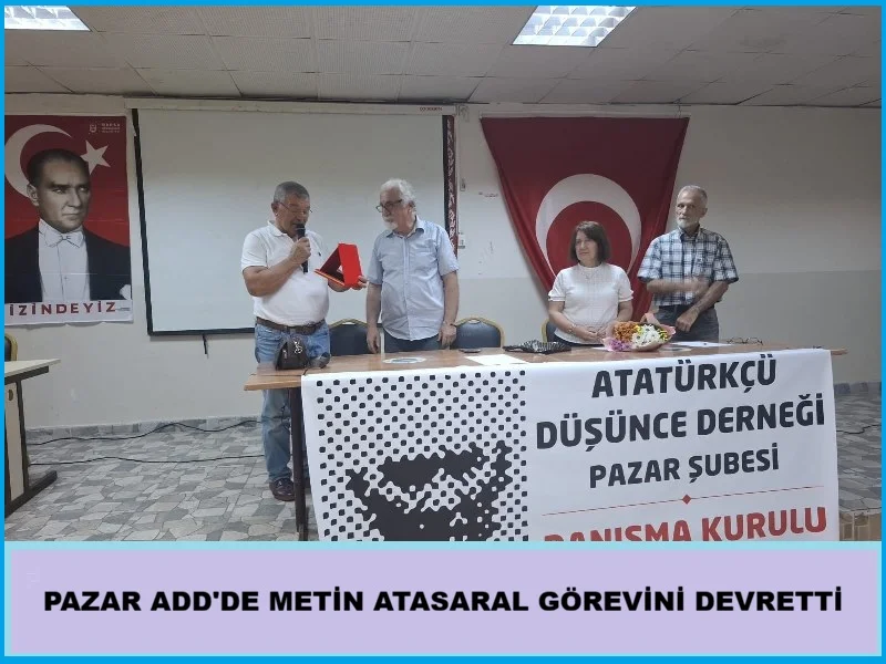 Pazar ADD’de 19 yıl sonra başkan değişti