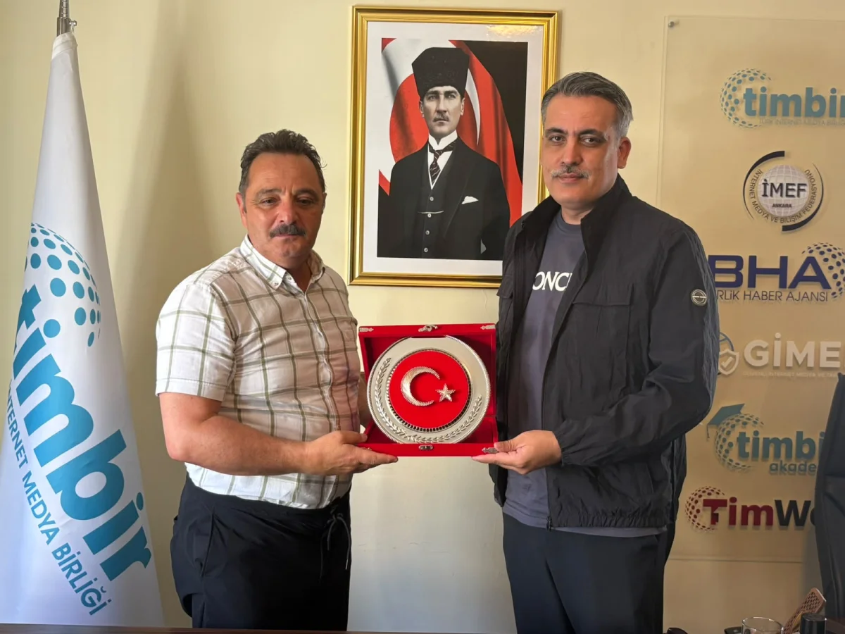 Resul Bozkurt, TİMBİR Genel Başkanı Basa’yı kabul etti