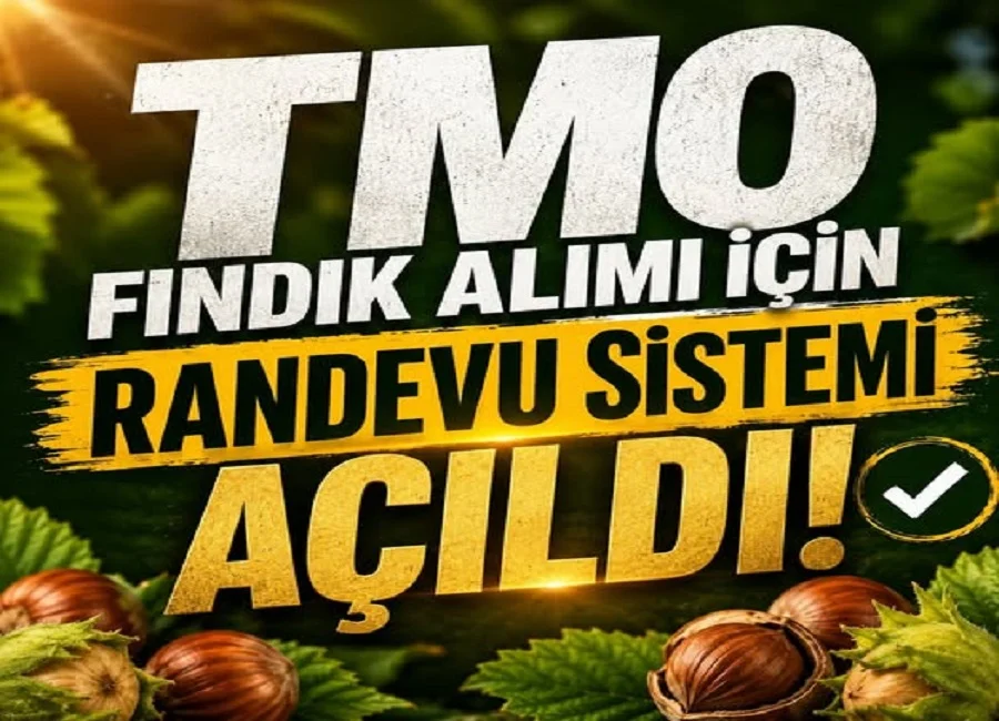 TMO 2026 fındık alımı için randevu sistemi başlattı