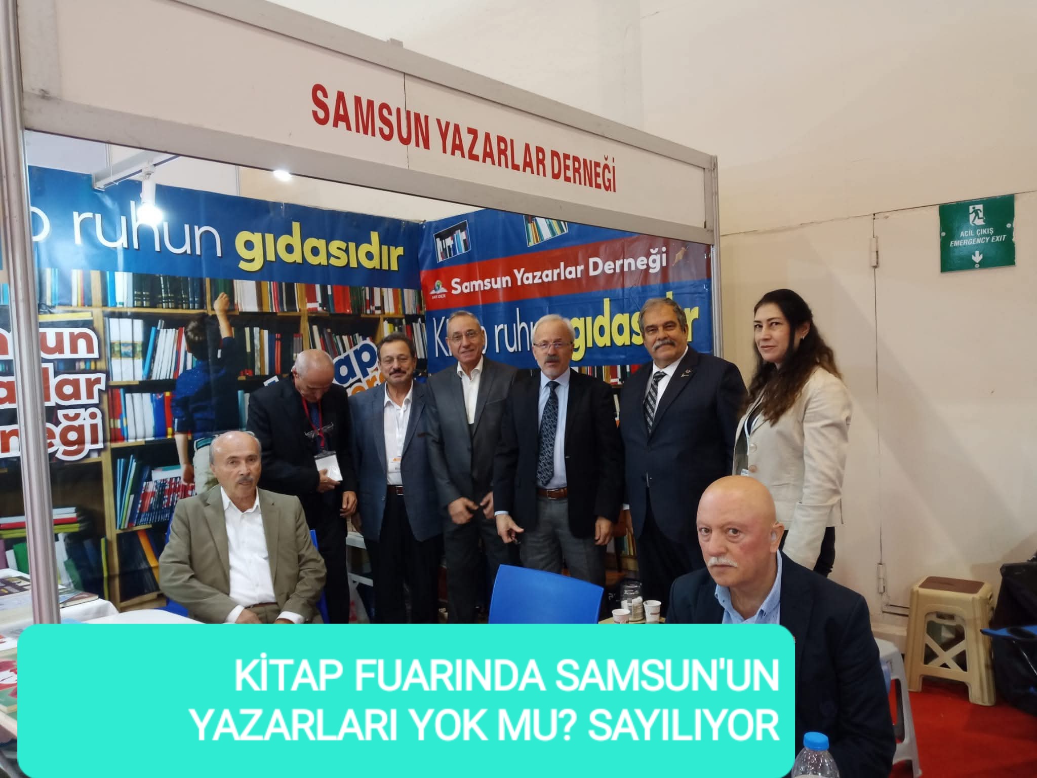 SAMSUN KİTAP FUARINDA SAMSUN’UN YAZARLARI YOK MU?SAYILIYOR