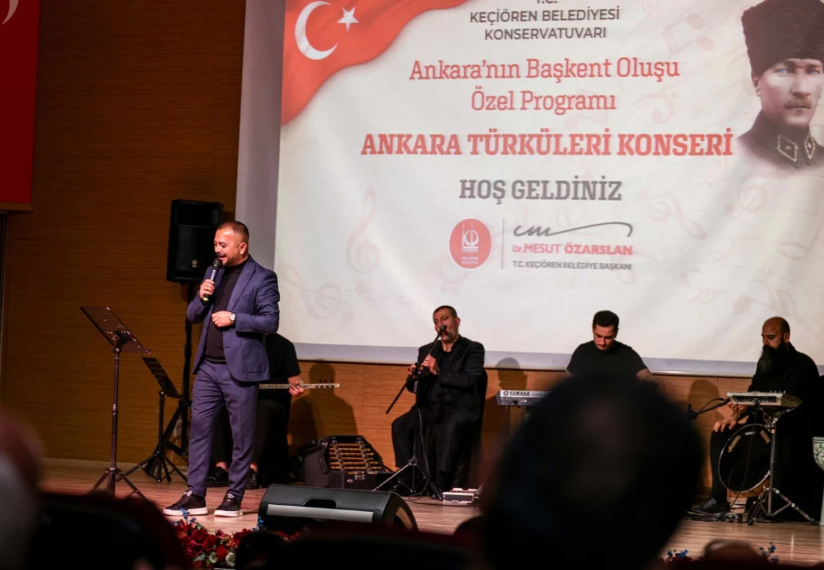 Ankara’nın başkent oluşunun 103. yılı türkülerle kutlandı