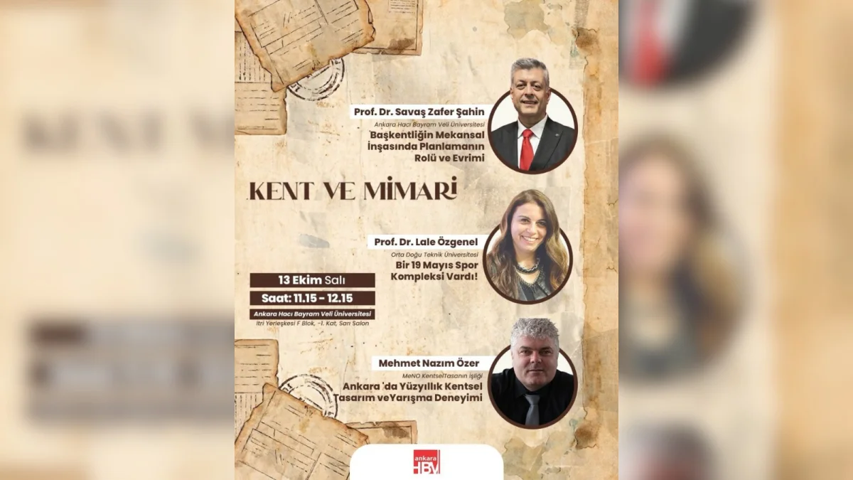 Ankara’nın kent ve mimari birikimi sempozyumda ele alınacak