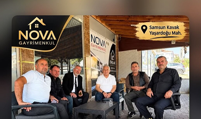 Kavak Belediye Başkanı Nova Gayrimenkul’ü ziyaret etti