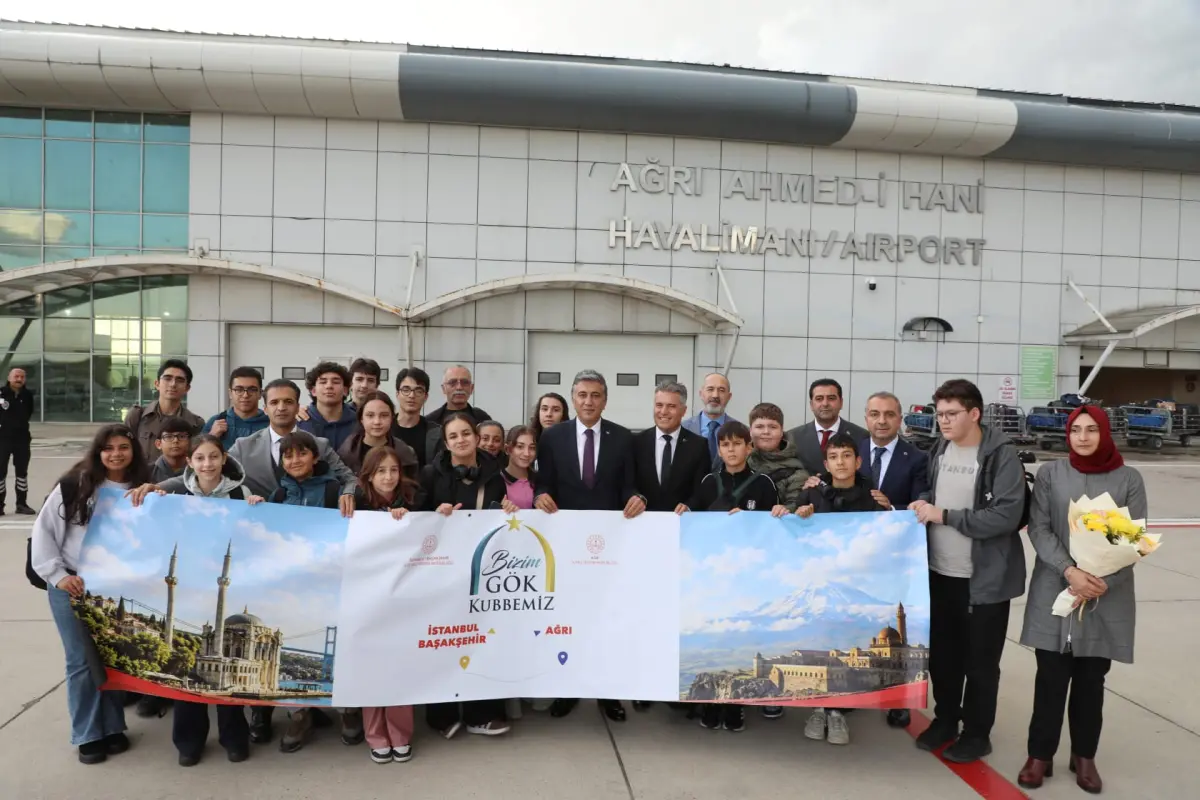 Bizim Gök Kubbemiz projesiyle öğrenciler Ağrı’da buluştu