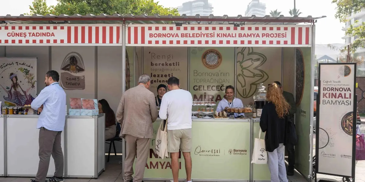 Bornova Kınalı Bamyası GastroFest’te tanıtıldı
