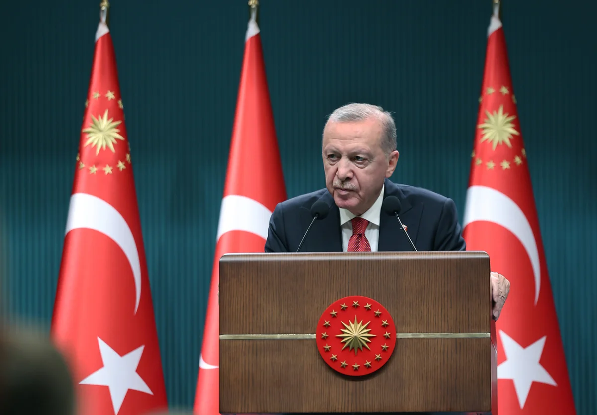 Erdoğan Darphane-i Amire Müzeleri açılışında konuşuyor