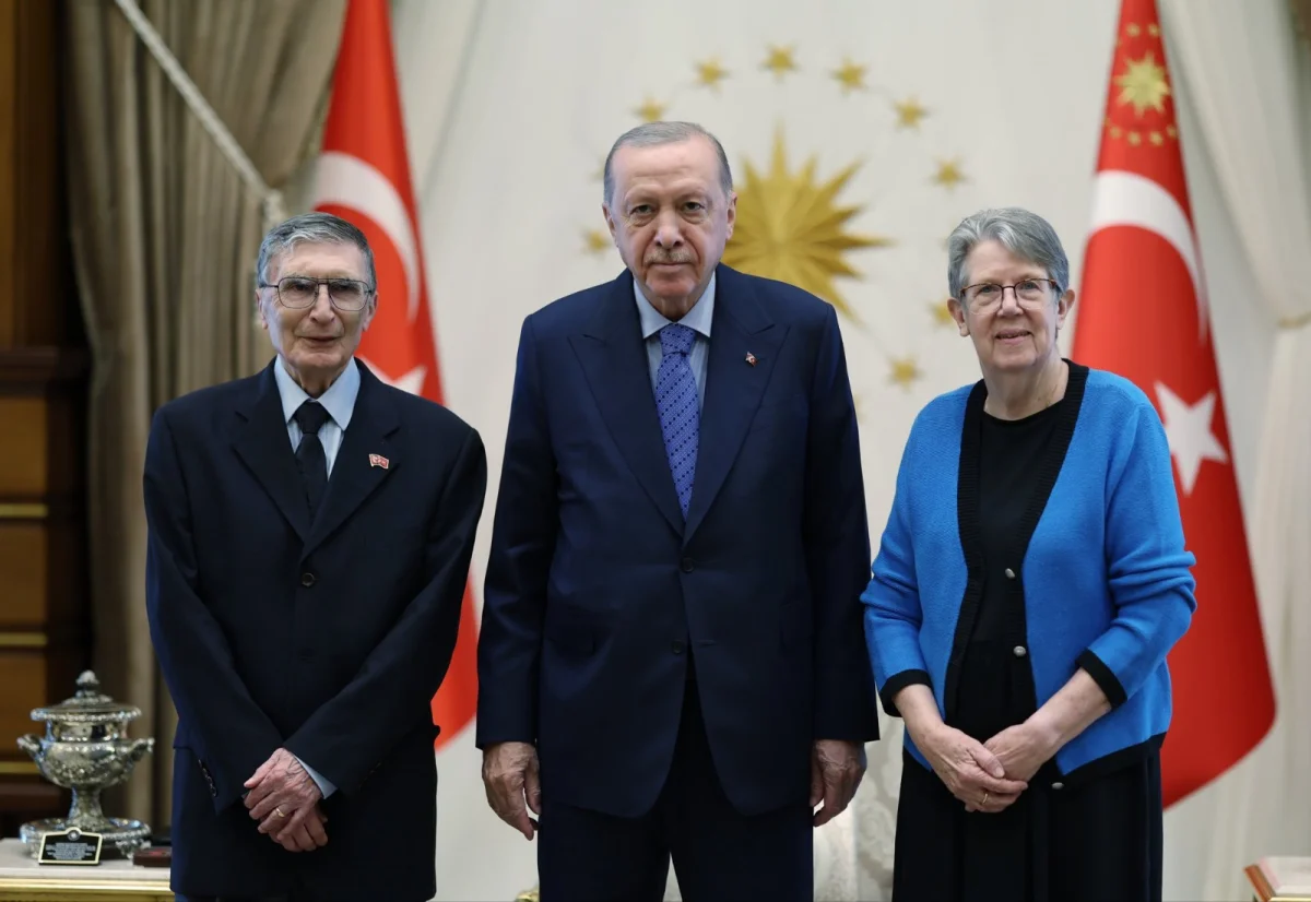Erdoğan, Nobel ödüllü Aziz Sancar’ı kabul etti