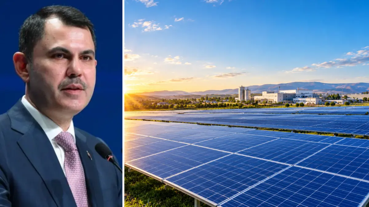 Bakan Kurum: Elmadağ’da 7 bin 584 panel ile temiz enerji