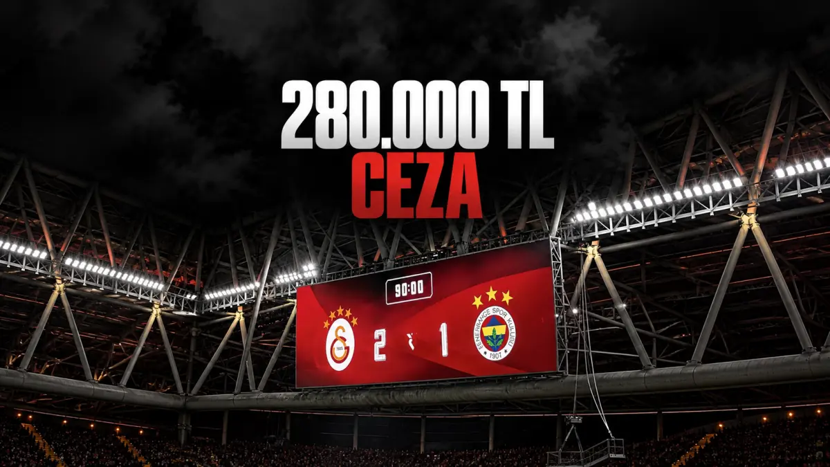 Galatasaray’a Fenerbahçe logosu cezası: 280 bin TL