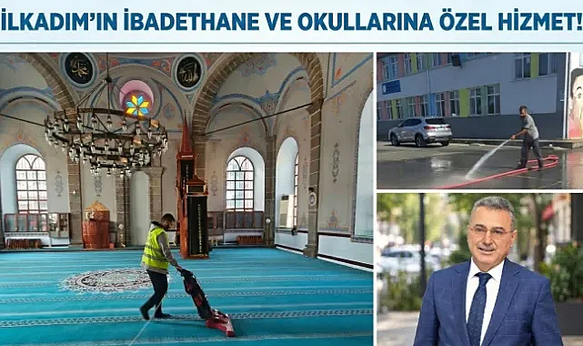 İlkadım’da okullara ve ibadethanelere destek