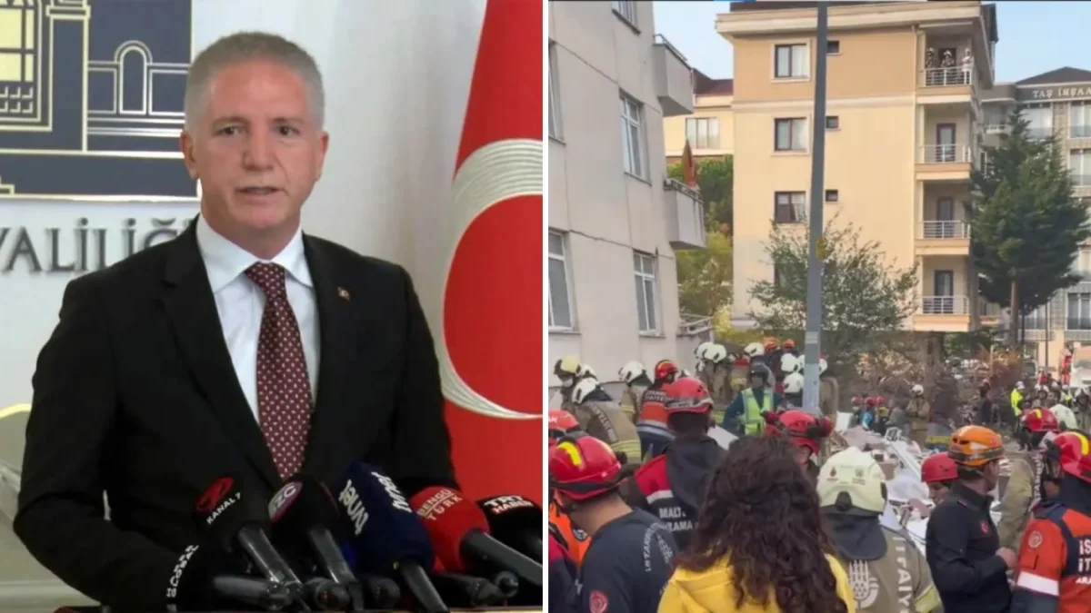 Maltepe’de bina çöktü: 2 ölü, 3 kişi enkaz altında