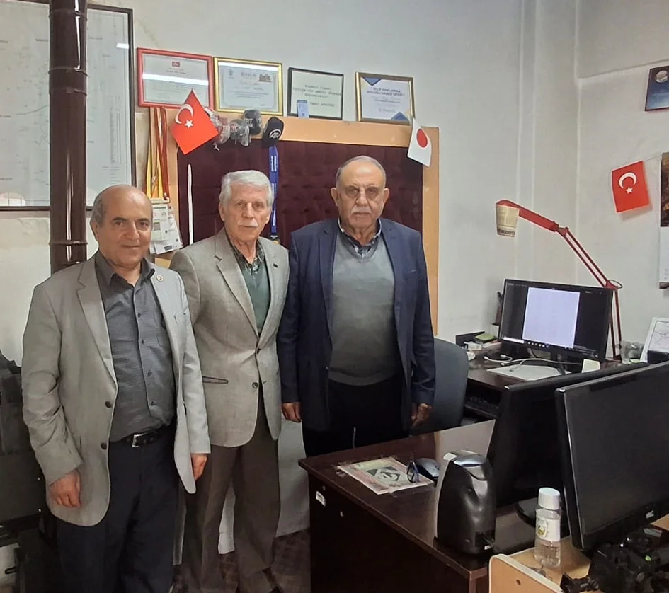 Beypazarı Muhtarlar Derneği’nden gazeteciye ziyaret