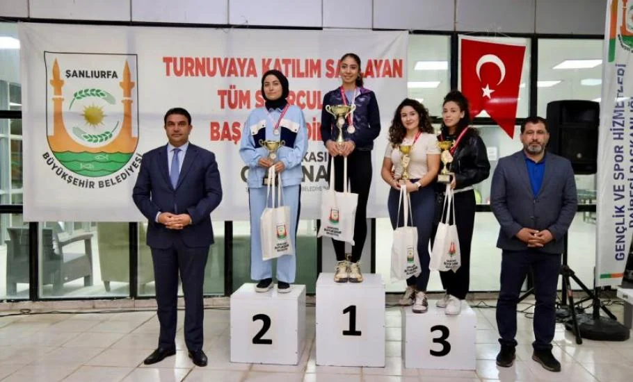 Şanlıurfa’da bir haftalık turnuva ödül töreniyle sona erdi