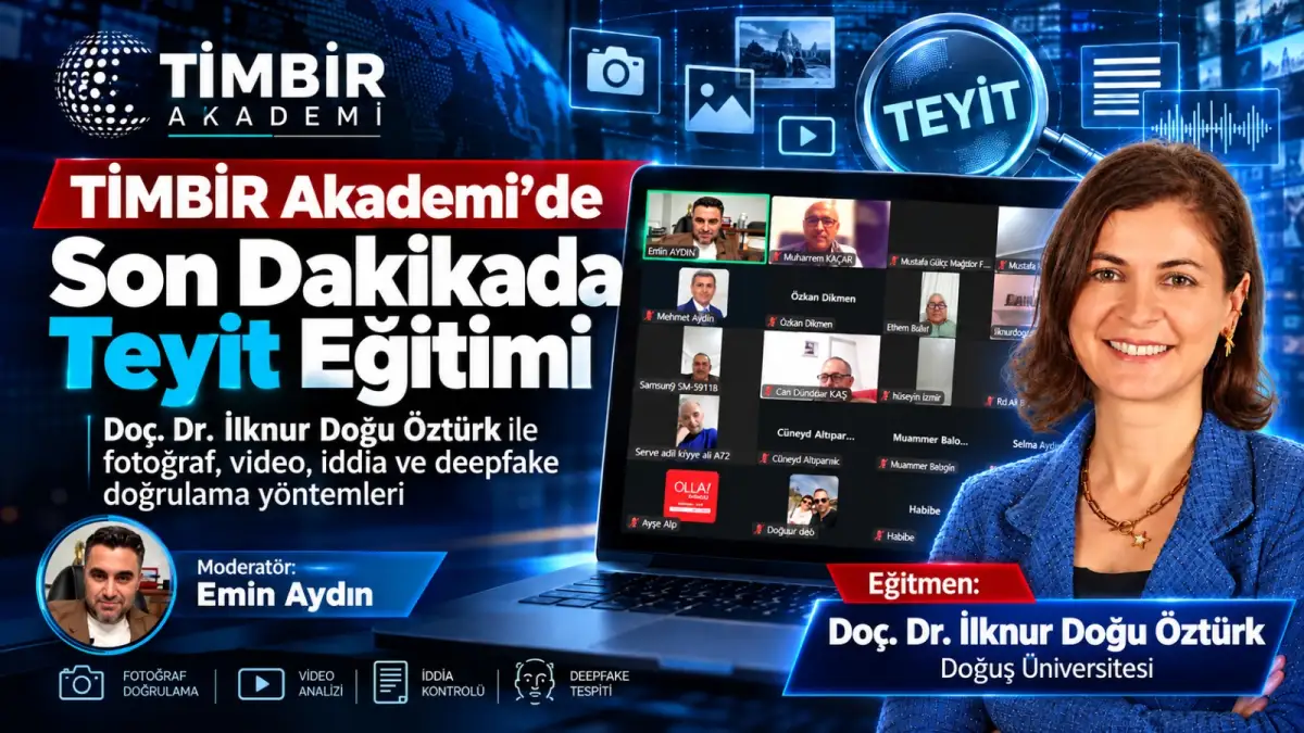 Gazetecilere deepfake ve dijital içerik doğrulama eğitimi