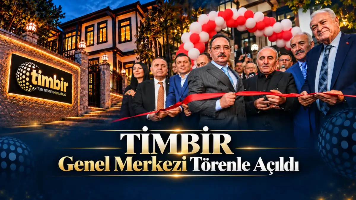 TİMBİR yeni genel merkezini törenle açtı