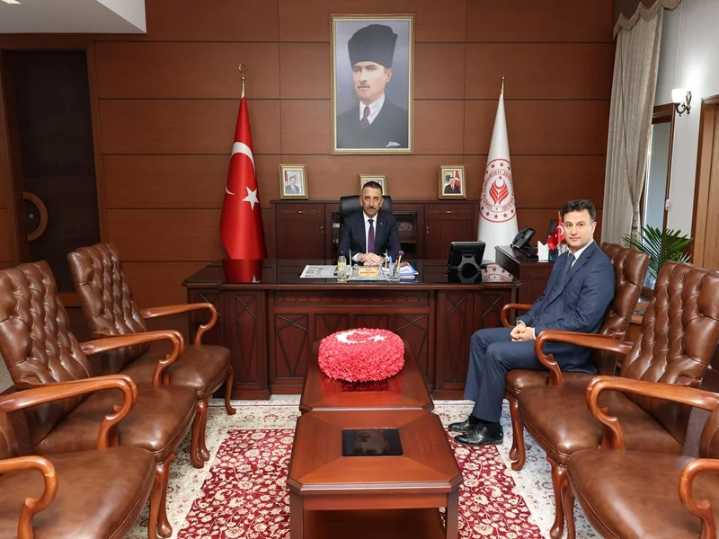Zonguldak Valisi Hacıbektaşoğlu, Karasu’yu kabul etti